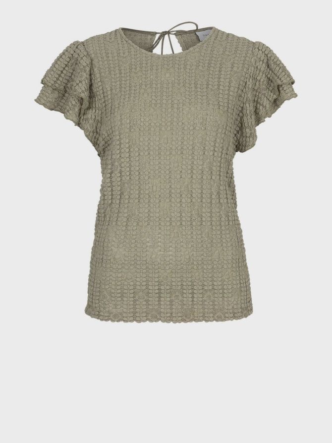 Marlowe Lace Volant Top