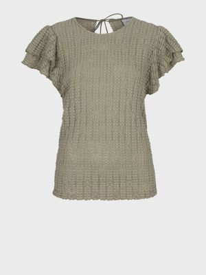 Marlowe Lace Volant Top