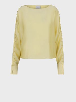 Rocco Satin Button Top
