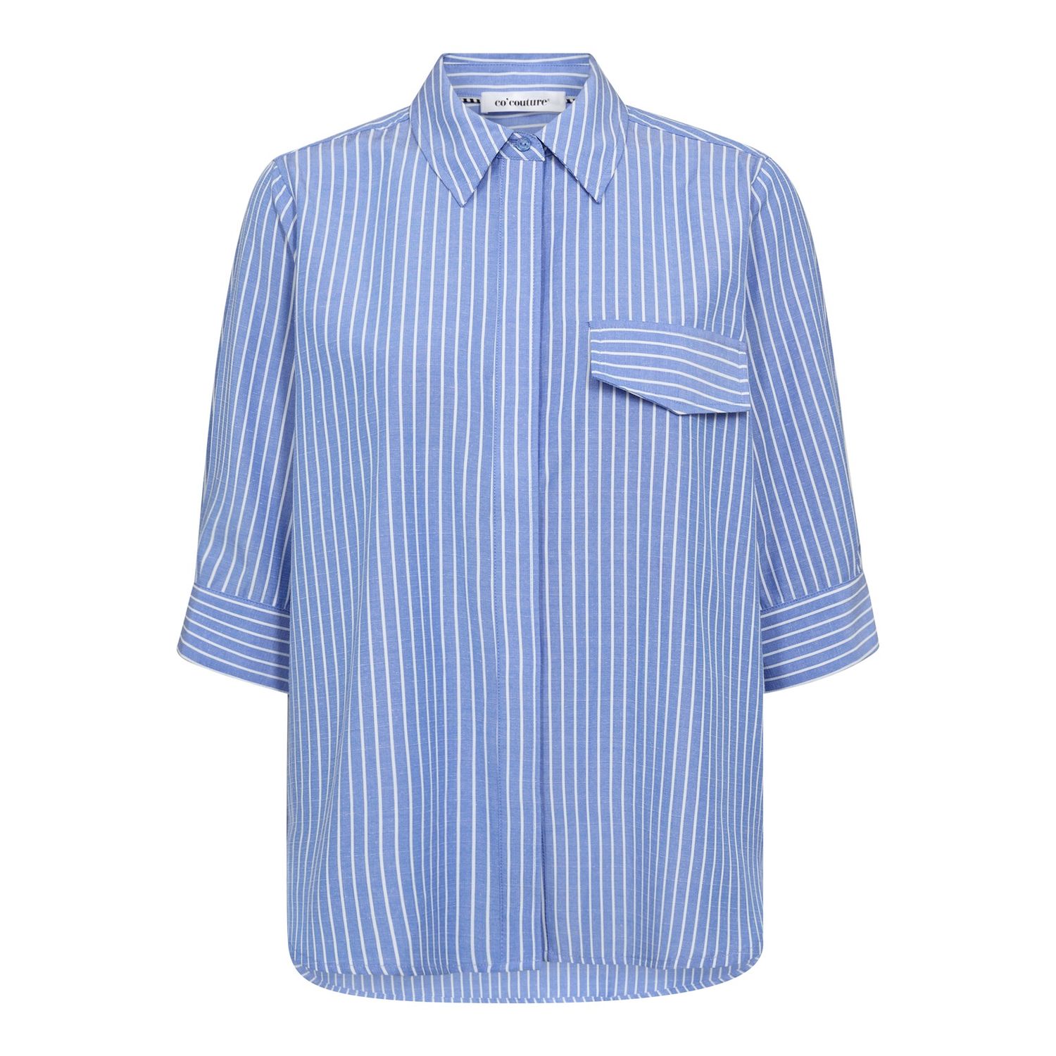TeaCC Stripe Shirt Blue