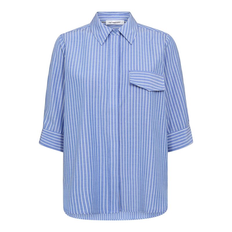 TeaCC Stripe Shirt Blue