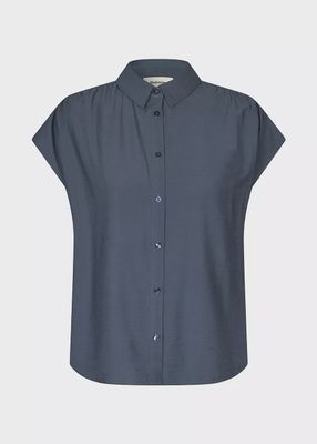 NickiMD ss Shirt Ombre Blue