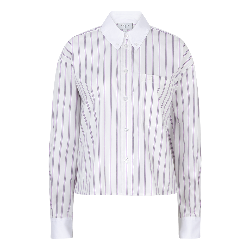 Barique Cropped Stripe Shirt