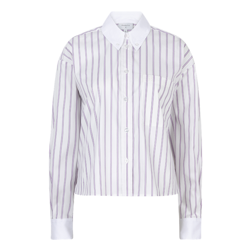 Barique Cropped Stripe Shirt