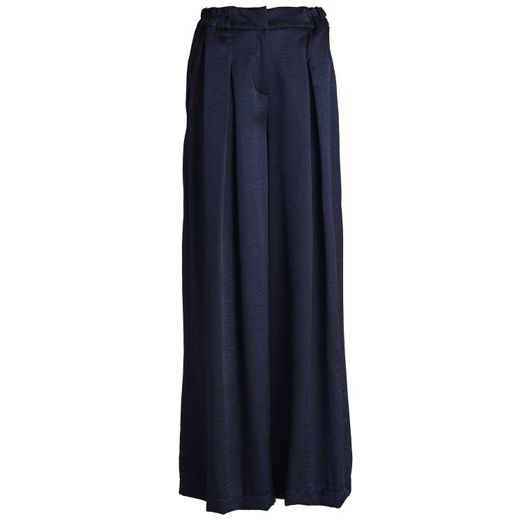 Odina Satin Pants Navy