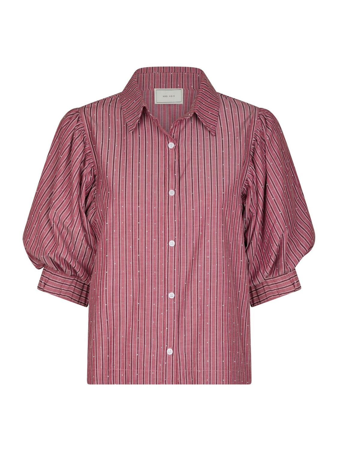 Etta Soft Stripe Stone Dark Rose