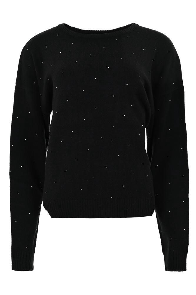 Pepita Sweater Black