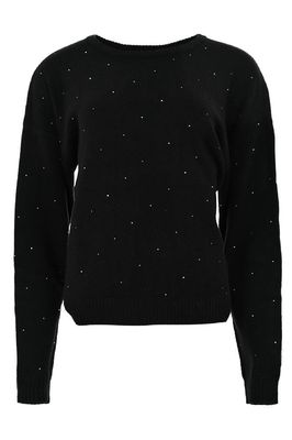 Pepita Sweater Black