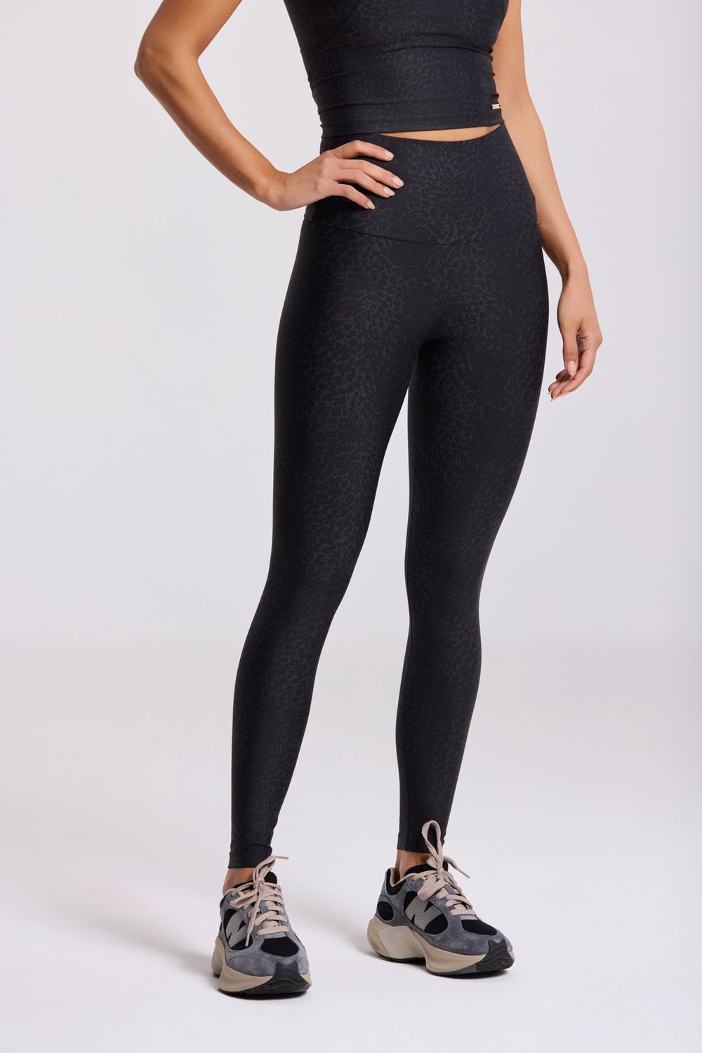 Classic Leggings Cheetah Black