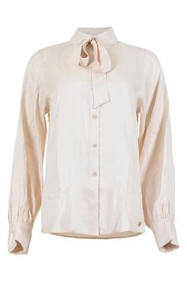 Lilo Bow Blouse Sand