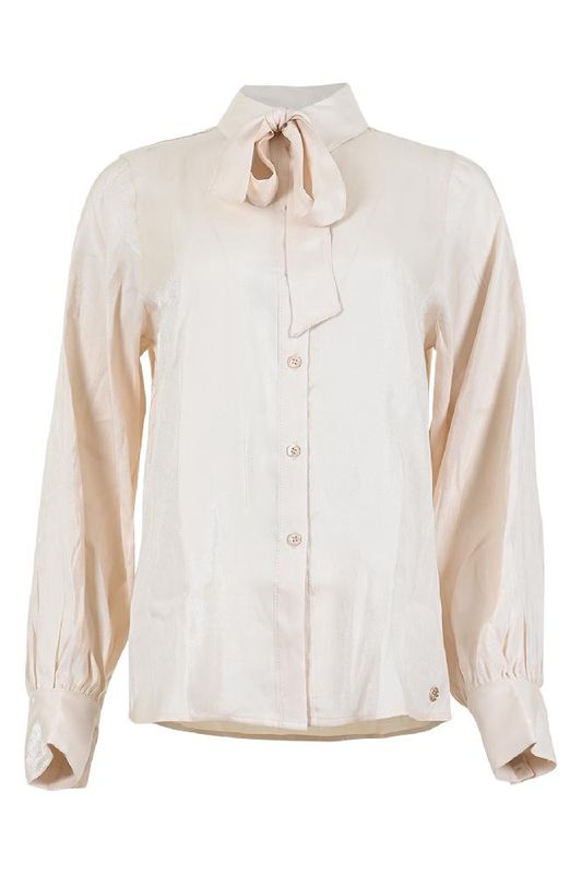 Lilo Bow Blouse Sand