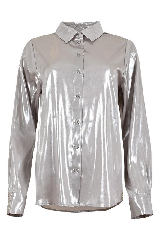 Ritah Vlouse Sand Metal