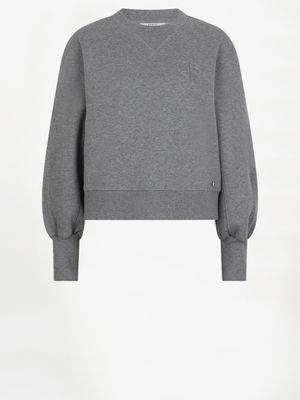 Lison Logo Sweater Granite Grey Melange