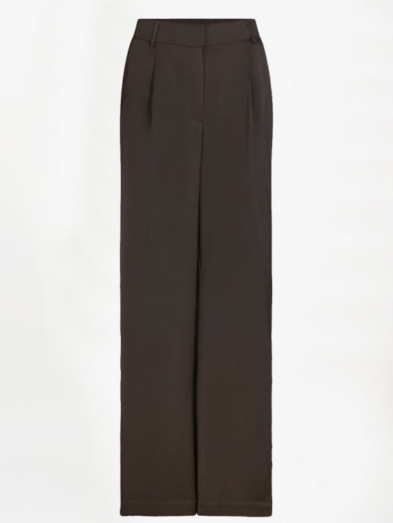 Jules Satin Pants Espresso Brown