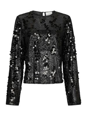Blake Sequins Blouse Black