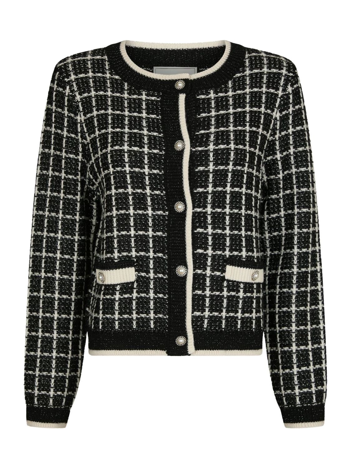Doro Stitch Knit Cardigan Black