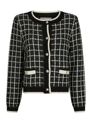 Doro Stitch Knit Cardigan Black