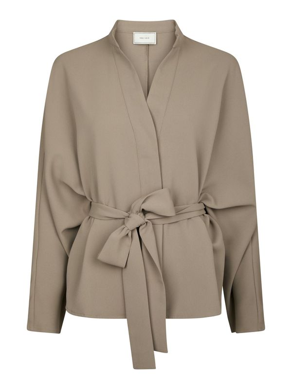 Ellery Crepe Blouse Taupe