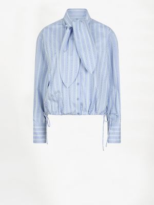Anubi Stripe Shirt Blue Mist