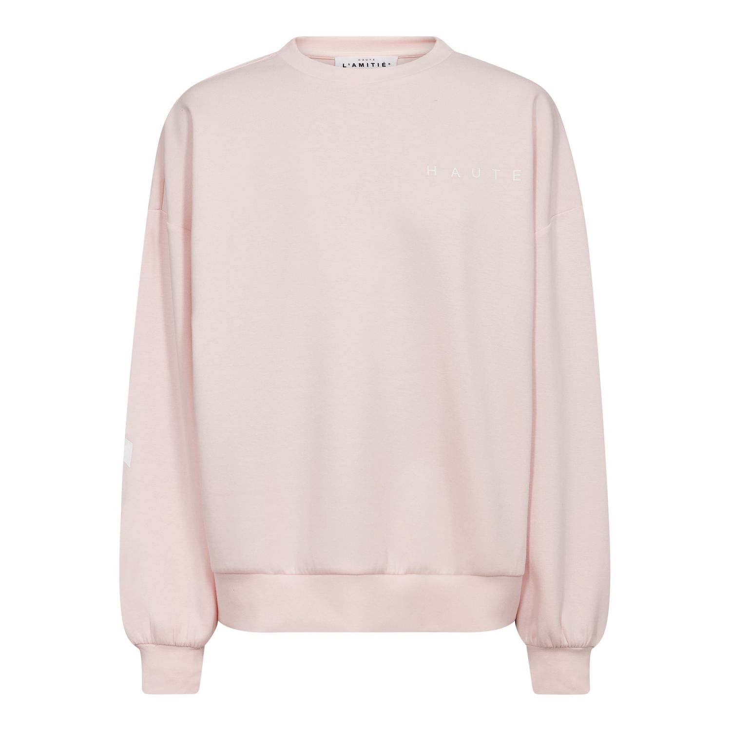 Maxi Split Logo Sweat Iced Rose