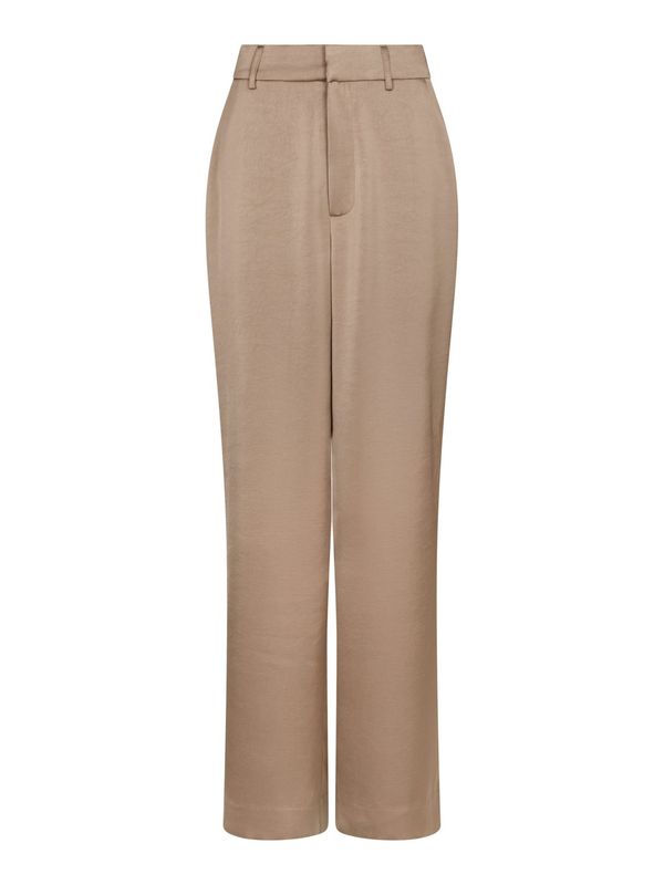 Emmett Heavy Sateen Pants Dark Taupe
