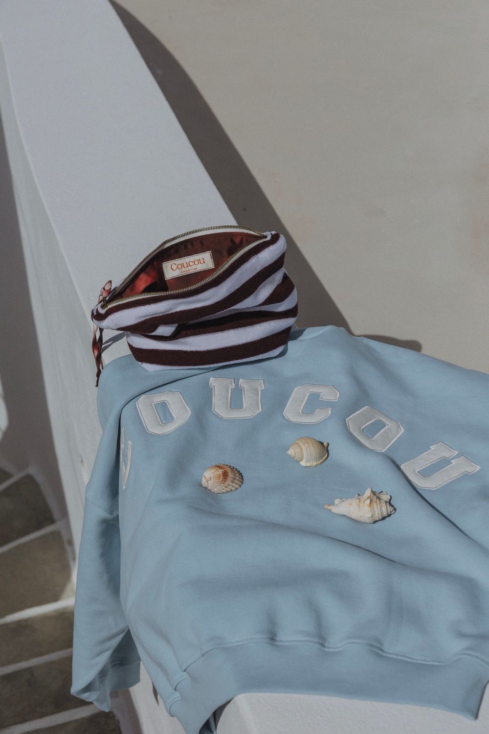 Joseph Sweater Light Blue Ecru - One Size