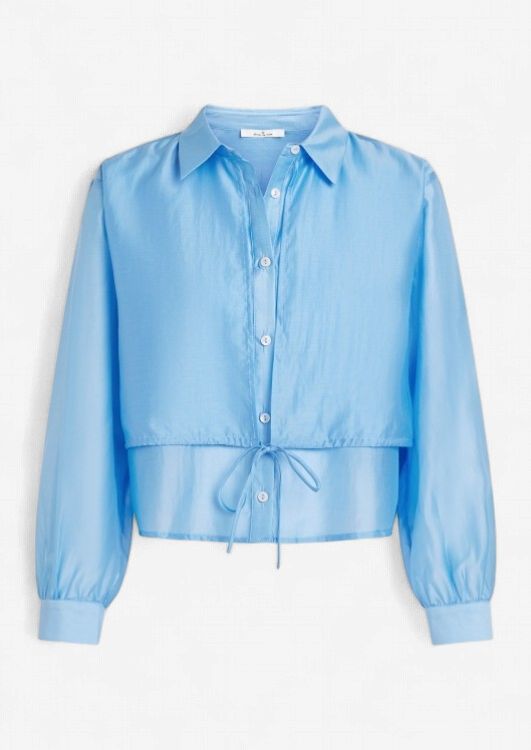 Teddy Blouse Silver Lake Blue