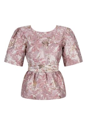 Georgie Jacquard Pomegranate