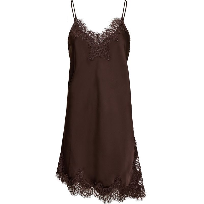 Naomi Asym Dress Mocca