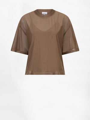 Tanz Mesh T-Shirt Mocha