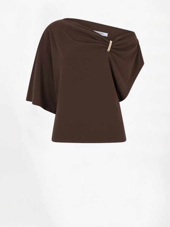 Gou Drapey Top Chocolate Brown