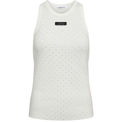 Rib Badge Stone Tank Off-White