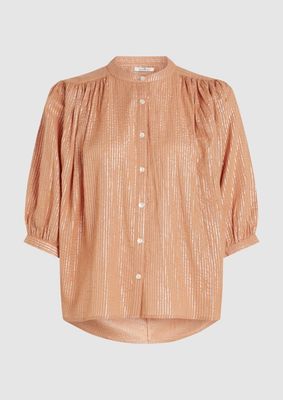 Britt Blouse Rustic Orange