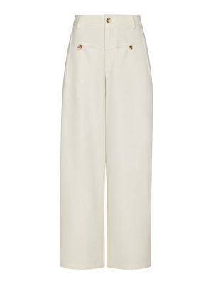Massie Stucture Pants Off White