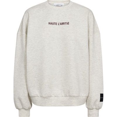 Back Print Studio Sweat Pearl Melange