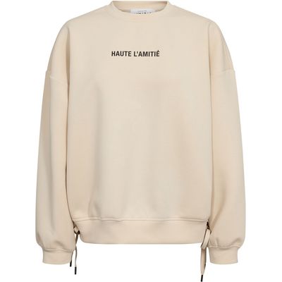 New Studio Tie Sweat Pearl