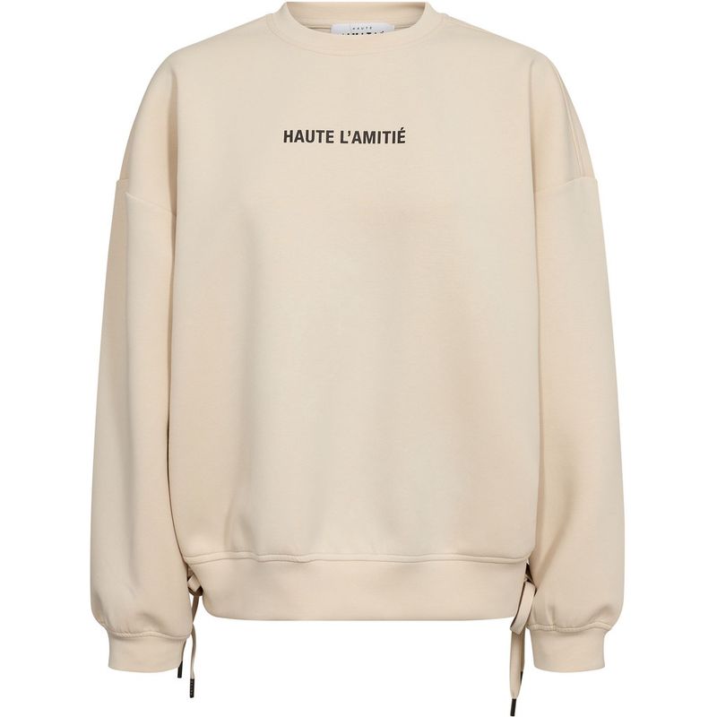New Studio Tie Sweat Pearl