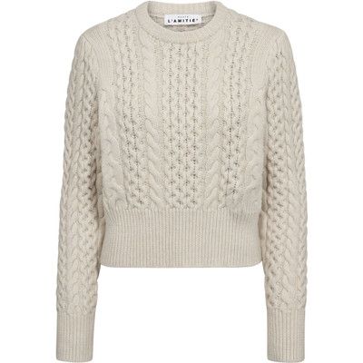 Duke Cable Knit Oyster