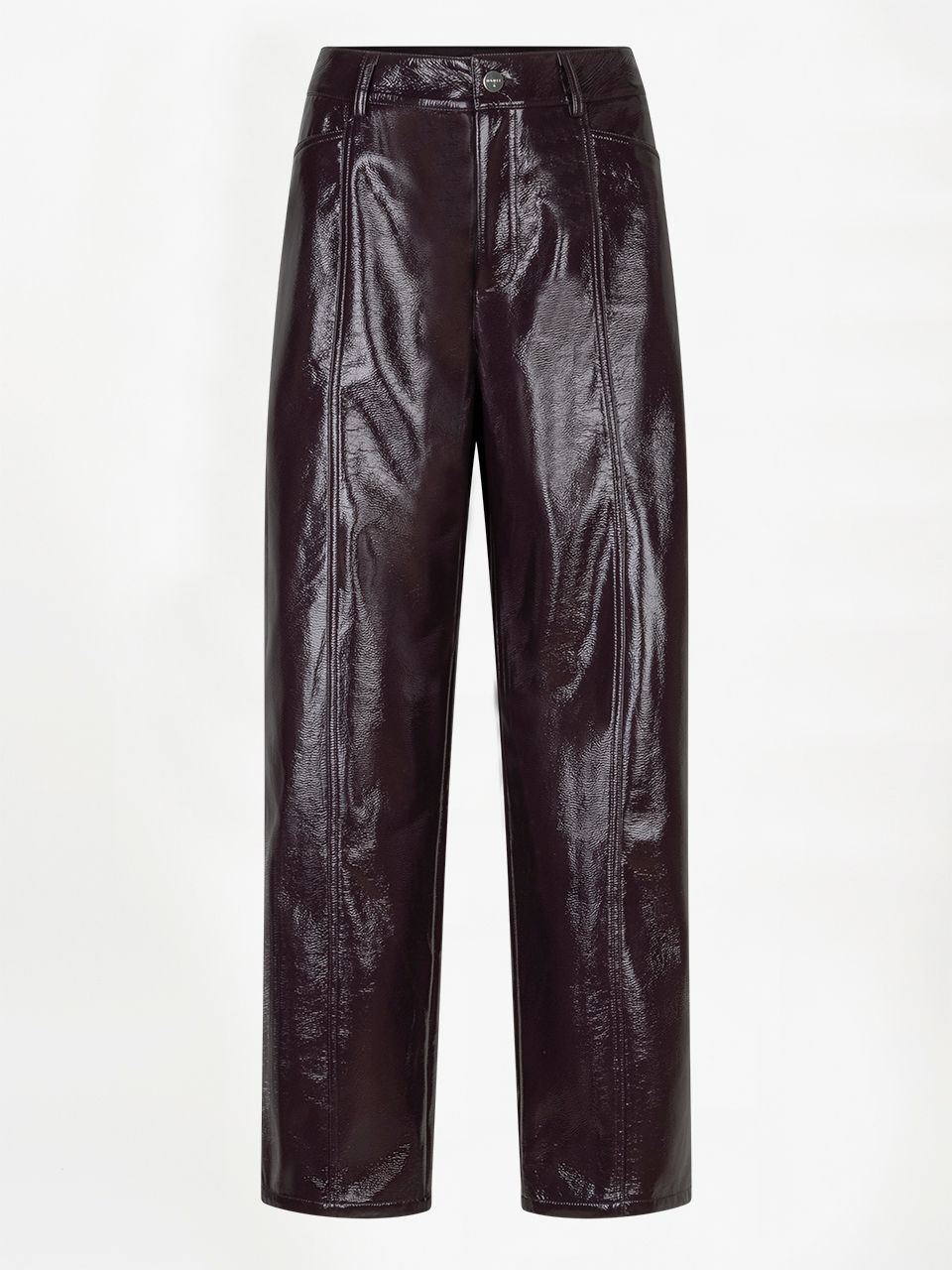 Scene Faux Leather Dark Plum