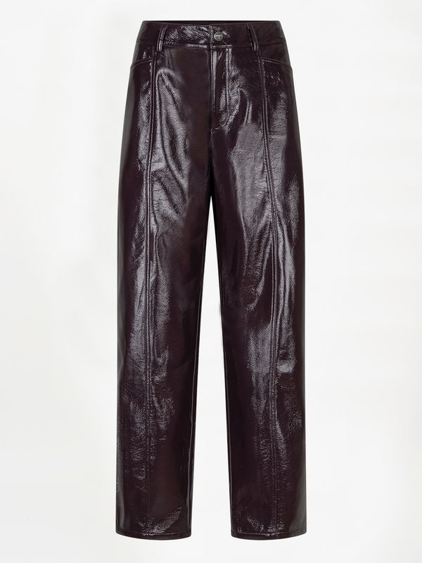 Scene Faux Leather Dark Plum