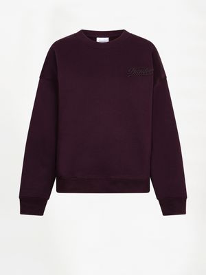 Morrison Relaxed Sweater Dark Plum