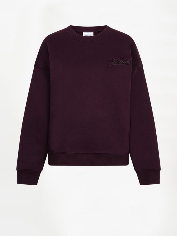Morrison Relaxed Sweater Dark Plum
