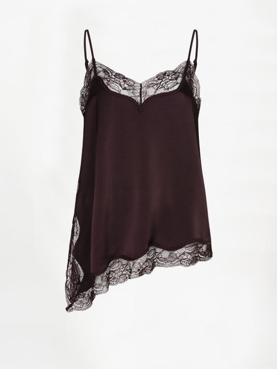 Dawna Bold Satin Dark Plum