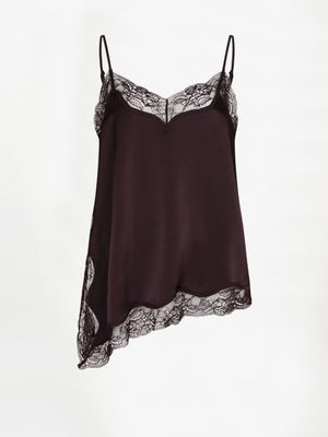 Dawna Bold Satin Dark Plum