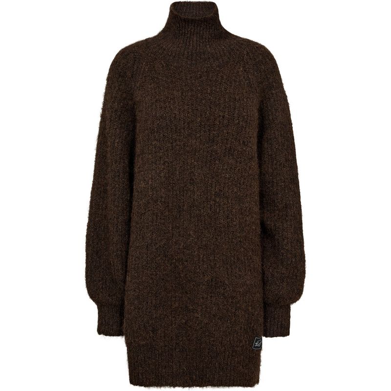 Darcia Rib Collar Knit Mocca