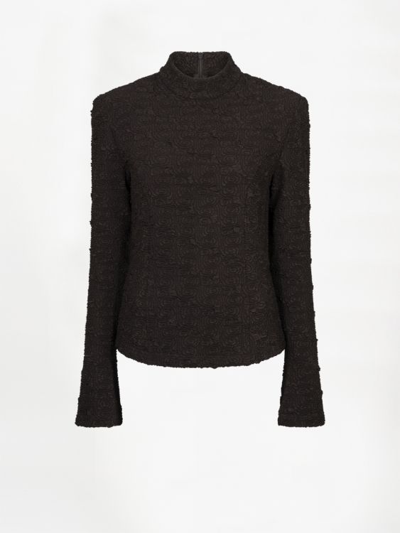 Qamar Flower Jacquard Espresso Brown