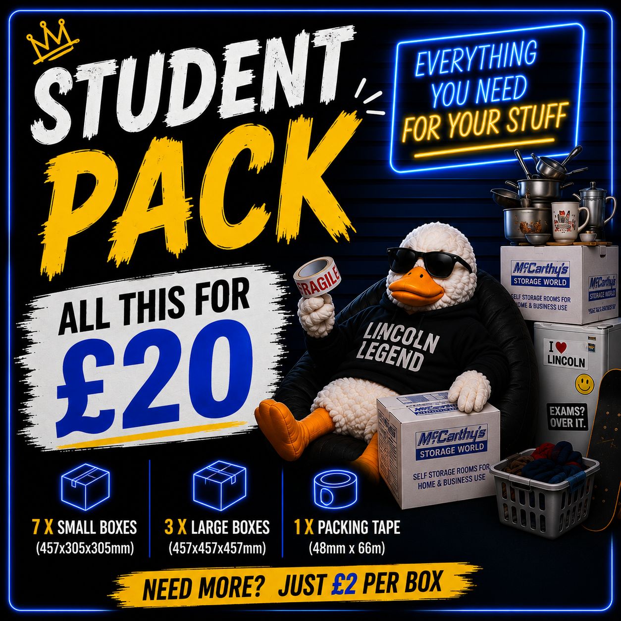 Student Storage Pack