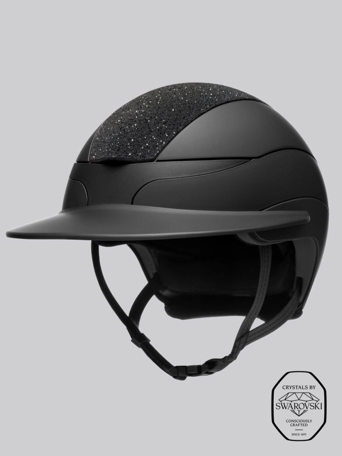 Equiline -XANTO - Casque à visière solaire avec top Swarovski