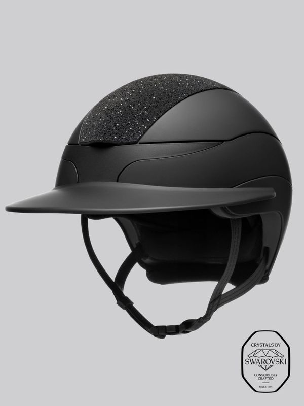 Equiline -XANTO - Casque à visière solaire avec top Swarovski
