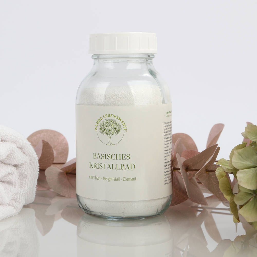 Basisches Kristallbad / Alkaline Crystal Bath